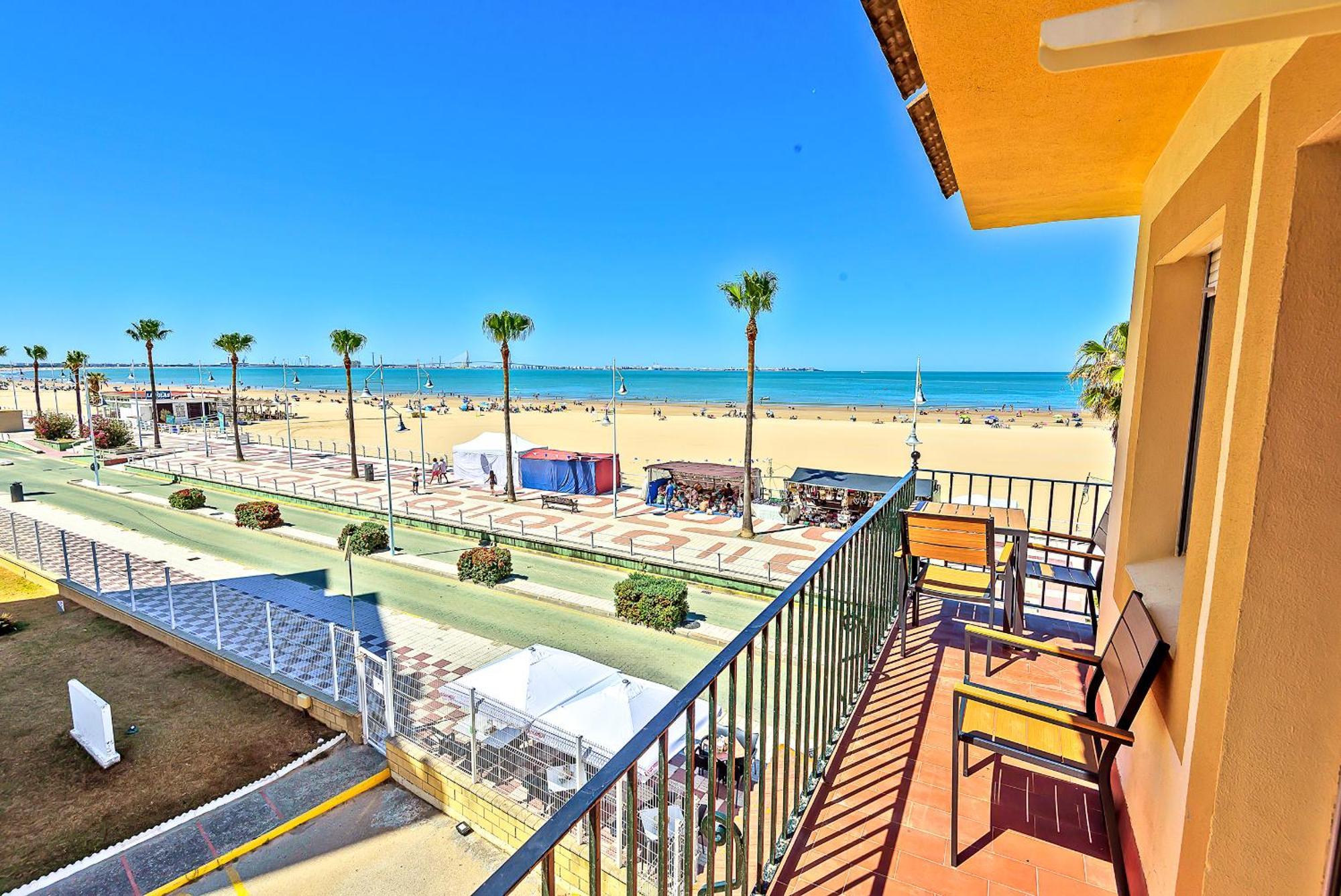Beachfront Duplex 1ª Linea & Terraces Oceanfront Ел Пуерто де Санта Мария Екстериор снимка