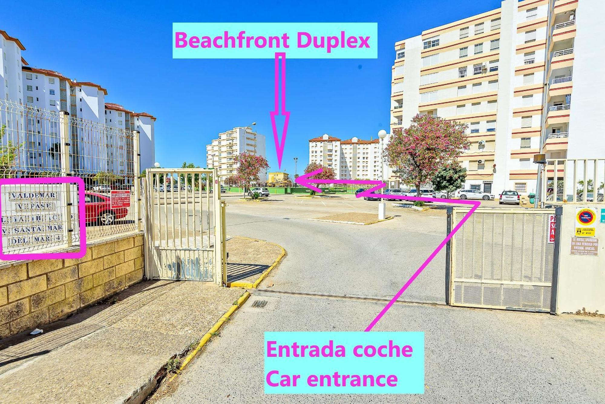 Beachfront Duplex 1ª Linea & Terraces Oceanfront Ел Пуерто де Санта Мария Екстериор снимка